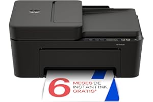 HP DeskJet 4320, Impresora Multifunción de inyección de Tinta a Color, inalámbrica, alimentador automático de Documentos (ADF), Wi‑Fi Doble Banda, App Smart, 6 Meses de Instant Ink incluidos, Negro
