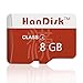 Produktbild handisk High Speed 32 GB 16 GB 64 GB 128 GB 8 GB 4 GB 2 GB 1 GB Micro-SD-Karte Flash-Speicherkarte rot 8 GB