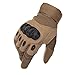 Limirror Herren Taktische Handschuhe Handschuhe Fahrradhandschuhe Motorrad Handschuhe outdoor sport Handschuhe Fitness Handschuhe Army Gloves Ideal für Airsoft, Militär, Paintball, Airsoft, Jag (Braun, L)