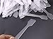 100 PCS Disposable Plastic 3.2" Spatulas Makeup Cosmetic Mask Frosted Tip Spatula Skin Care Facial Cream Spatula for Mixing and Sampling