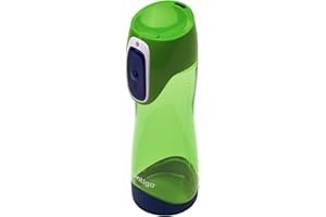 ‎CONTIGO Contigo Trinkflasche Swish Autoseal, große BPA-freie Kunststoff Wasserflasche für Kinder, 100% auslaufsicher mit automatischer Verriegelung, für Sport, Kindergarten, Kita, Schule, 500 ml