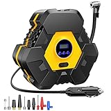funcionamiento compresor scroll digital Boquilla de aire multifunción y fusible: hay 4 adaptadores de boquilla de aire para diferentes usos de la bomba de aire del automóvil. Ayuda a bombear bicicletas y scooters, vehículos motorizados, camas de aire, balones de fútbol, juguetes inflables y la piscina.