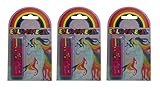 Contenido: 3 lápices Búho Espejo ceras para la cara, 1er Pack (1 x 3 unidades)