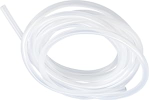 LAVMHAB Silikonschlauch 5mm x 7mm 6 Meter Länge, Lebensmitteltaugliche Schläuche Flexibler Schlauch Klar Wasser Luft Rohre für die Pumpe übertragen