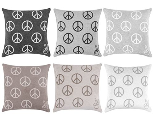 pad Kissenhülle Dekokissen 45x45 65% Baumwolle 35% Acryl Peace (sand)