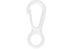 iEFiEL 10 Pezzi Mini Moschettone Plastica Portachiavi Gancio Leggero per Paracord EDC e Accessori per Animali Domestici per Borsa Gioielli Fermagli per Aragosta Clip