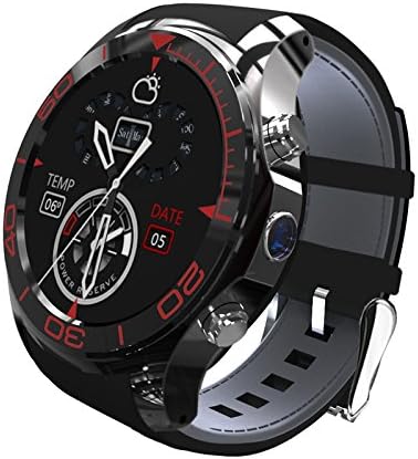 bluetooth smart watch, Waterproof Smartwatch Phone with SIM Card Slot WristWatch Sync Phone with Heart-rate Monitor Sport Pedometer For Android IOS Smartphone(balck) (BLACK)