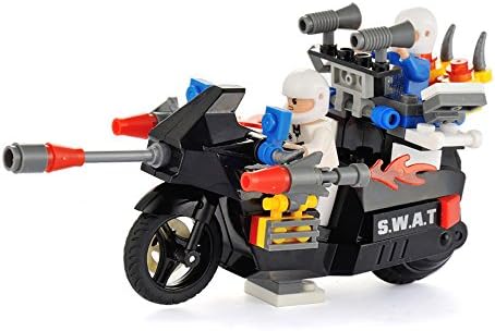 Transmoto Interlocking Bricks RC Motorcycle Electric Remote Control Charge Car Toys Puzzle Assembly Educational Toy
