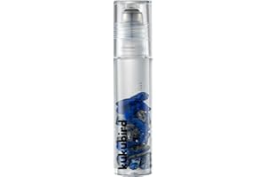 Kukubird Gloss Set Roller Mirror, Lip Plumper Oil Transparent Crystal Lip Oil (Lip Oil - Crystal Blue)