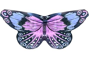 CISMARK Kinder Monarch Schmetterling Flügel Kostüm für Halloween Party One Size(3-16T)
