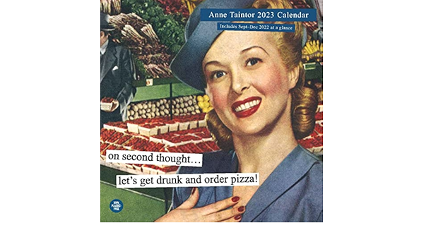 Uop Calendar 2022 2023 Wall Calendar: Anne Taintor : Taintor, Anne: Amazon.co.uk: Books