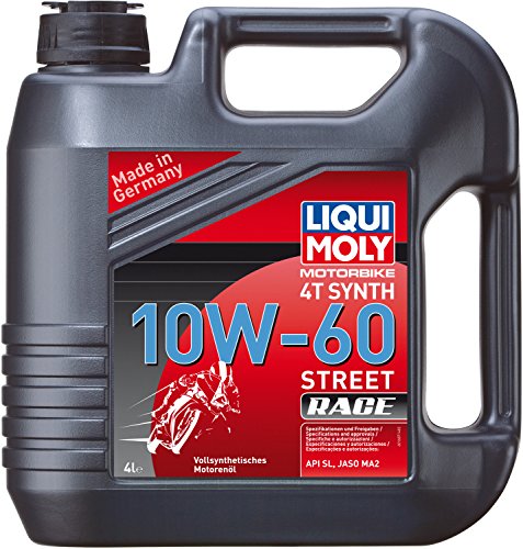 Liqui Moly Motorbike 4T 10W60 Street Race Fully Synthetic Engine Oil - 4 Lt