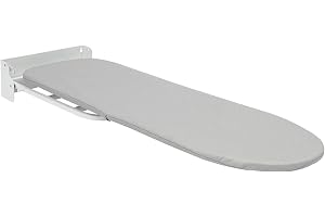 Vikbar strykbräda väggmontering, 180° vridbar strykbräda, väggstrykbräda, utrymmesbesparande, fällbart strykbord för sovrum
