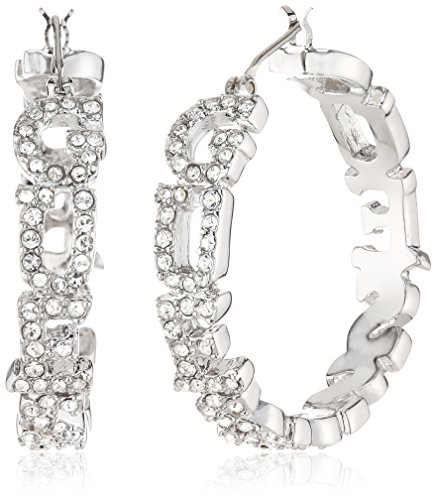 Preisvergleich Produktbild Guess Damen-Creolen Metall 120 Zirkonia 31 mm UBE81152