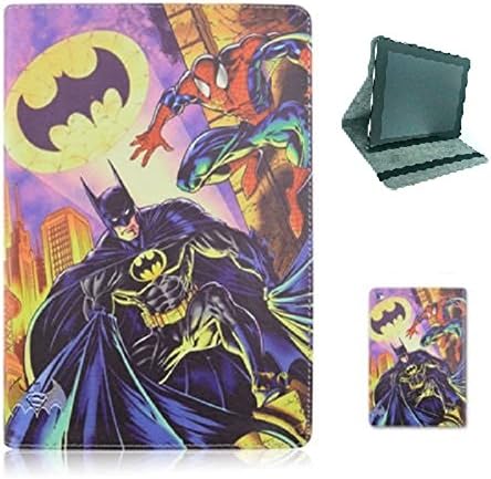 New Kids Cartoon Disney Princess Frozen Elsa Anna Snow Man Flip Folio Stand up Cover Case For Samsung Tablets / tab 3 & 4 Models (Samsung Tablet: Tab 3 7" inch T210 P3200, Batman & Spiderman)