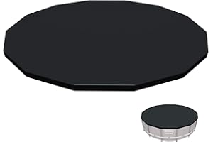 Bestway 58248 Bâche 4 Saisons pour Piscine Hors Sol Ronde Diamètre 427 cm