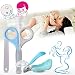 Anself 3pcs Baby Nail Clipper Set Cute Little Child Manicures Set Nail Clipper with Magnifier + Nail File + Round Head Scissors