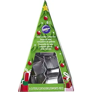 Wilton 6-Piece Christmas Mini Cookie Cutter Set