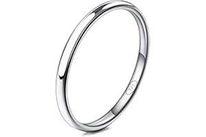 DONIPREZIOSI Ferma Anelli in Argento 925% Rodiato - Fedina di Tutte Le Misure - Uomo Donna Made in Italy