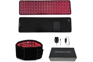 ROEDAX-HAO Red Light Belt, 660nm and 850nm Red Light Wrap with Timer Setting, Red Light Lamp