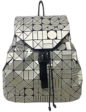 Ms. Rucksack Japanisch Geometrisch Lingge PU ​​Handtaschen Matte Umhängetasche