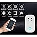 Produktbild Bainuojia WLAN Steckdose Intelligente Smart Plug mit Fernsteuerung inkl Zeitsteuerung Energiesparfunktion Kompatibel mit Alexa [Echo, Echo Dot] mit App Steuerung überall und zu jeder Zeit