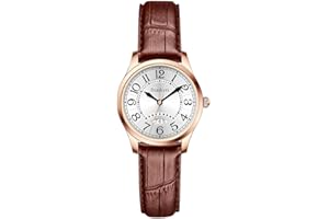 Szaikyri Classic Watch for Women with Easy Read Time Arabic Numerals Ladies Watch with Calendar Water Resistant