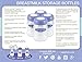Lansinoh, Breastmilk Storage Bottles, 4 Bottles, 5 oz (160 ml) Each