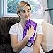 Hot Pockets - 3Pockets - Microwave Heat Pack & Freezer Cold Pack- Hot And Cold Therapy (Purple Flowers)