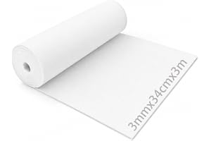 Dshunnc EVA-skum 3 mm EVA-skum 34 x 300 cm skumplatta hög densitet
