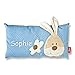 Produktbild Sigikid Babykissen mit Namen bestickt Kissen 33x18 cm Geschenk zur Taufe Geburt (Semmel Bunny)