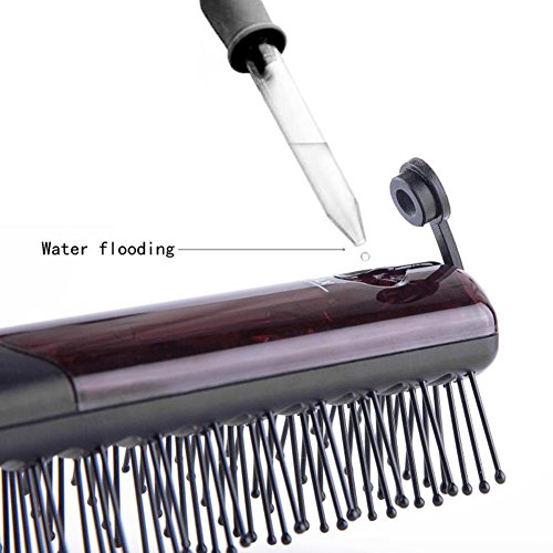 Feuchtigkeits Ionen Haarbürste, MagicLux Tech Antistatische Glättungsbürste, Ultraschall Doppel Anion Glättbürste, Perfekt für Haarpflege Kopfhautpflege, Haar Detangling Entwirren Bürste, Glänzend Schmierwirkung - 2