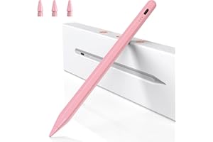 BAZO Stift für iPad Apple - (2018-2024), Pencil 2. Generation für iPad mit Schnellladeleistung Palm Rejection und Neigungssensitivität Stylus für iPad 6-10, Pro 11''/12,9'', Mini 6/5, Air 5/4/3-Rosa
