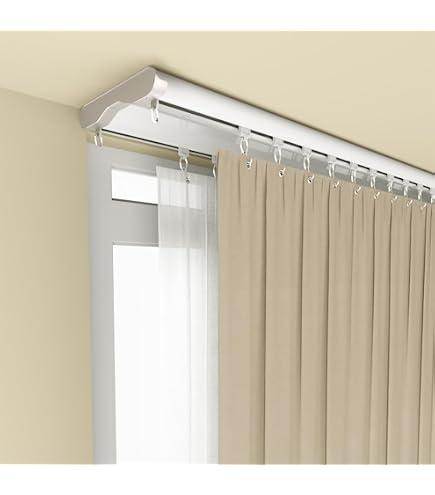 2x IKEA VIDGA Curtain Rail Connector Clips - White Plastic For Sliding Panel Track