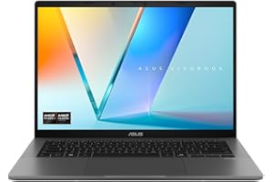 ASUS Vivobook S 14 M3407HA Metal Laptop | 14.0" WUXGA Screen | AMD Ryzen 9 270 Processor | 32GB DDR5 RAM | 1TB PCIe SSD | Backlit Keyboard | Windows 11