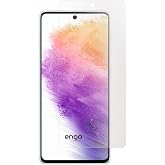 Engo Samsung Galaxy A73 İle Uyumlu Mat Ekran Koruyucu Parmak İzi Bırakmayan Yansıma Ve Parlama &Ouml;nleyici Koruma, 9H Temperli K