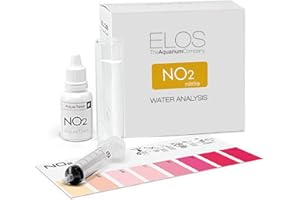 ELOS Aqua Test NO2 - Test Kit per l'analisi dell'NO2 (Nitriti) in Acqua Dolce e Marina