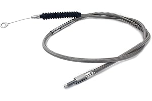 Tarazon Câble d'embrayage en acier inoxydable pour Harley Davidson Softail Heritage FLST/Touring Road Glide FLTR 79''