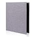 Produktbild BESTOO Scrapbook Album Foto Buch Selbstgestalten Fotoalbum Stoffkunst Vintage Hochzeit Gästebuch Fotobuch mit 60 Schwarze Seiten, 8.5"×10.5" for 120 Fotos(Grau-2)