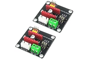 Orolotay 2 Stück DRV8825 A4988 3D-Drucker 42 Schrittmotortreiber-Controller-Erweiterungsmodul für Arduin R3 Ramps1.4 DC-Motortreiber