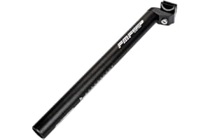 UPANBIKE 13.8inch (350 mm) Tige de Selle pour vélo 25.4mm 27.2mm 28.6mm 30.8mm 31.6mm en Alliage d'aluminium avec Pince de réglage Micro