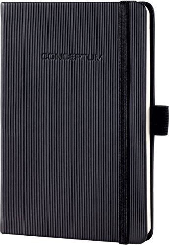 Sigel CO132 Notizbuch ca. A6, liniert, Hardcover, schwarz, CONCEPTUM - 12