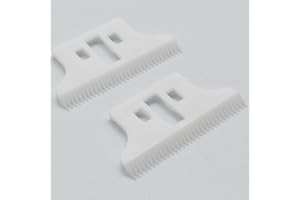 ZEROKIWI Professional Double T Wide Replacement Blades #2215, Zirconia Ceramic Moving Blade for Wahl Detailer Corded/Cordless Hair Trimmer (2)