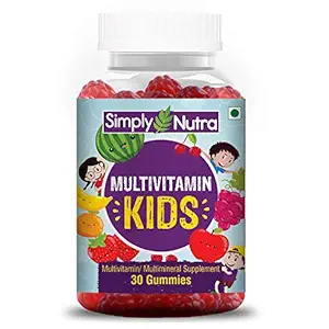 Simply Nutra Multivitamin Gummies for Kids and Adults with All Essential Vitamins & Minerals (30)