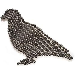 GM&BW 2000 Munitions 6 mm en Acier au Carbone, Billes de Roulement pour Lance-Pierre,Balles d'Airsoft ou Catapulte, Revêtement au Nickel Antirouille, Sachet Refermable