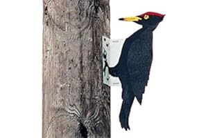 NiNeKa Aluminium Woodpecker Dummy Animal Bird Repellent Bird Deterrent Aluminium Woodpecker Facade Protection Woodpecker Repellent Heat Insulation WDSV