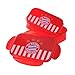 Produktbild FC Bayern München 2er Set Brotdose / Lunchbox / Frühstücksbox / Vorratsdose Streifen Logo FCB - plus gratis Aufkleber forever München