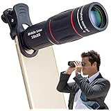 Apexel Universal 18X Clip-On Tele Teleskop Kamera Handy Zoom Objektiv für iPhone X / 8 7 Plus / 6S Samsung Galaxy S8 S7 Huawei und die meisten Android Smartphone