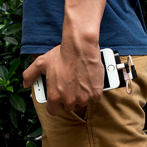 iPhone Ladekabel Toways Lightning Kabel [Apple MFi zertifiziert] 90 Grad Winkel Stecker 0.15m Nylon USB Datenkabel für iPhone 7 / 7 Plus / 5 / iPhone 6 / iPhone SE / 6 / 6 Plus / 6s / 6s Plus / 5 / 5c / 5s, iPad Pro Air Air 2 mini2 mini3 4th Gen, iPod Nano 7th Gen, DJI Mavic Pro Drone, Power Bank – Rose Gold - 7