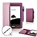 Produktbild Forefront Cases Amazon Kindle Paperwhite (Nur für 2012, 2013, 2015, 2016 Modell) Smart Hülle Schutzhülle Tasche Case Cover - Extra Robust Rundum-Geräteschutz Smart Auto Schlaf Wach + Stift (VIOLETT)